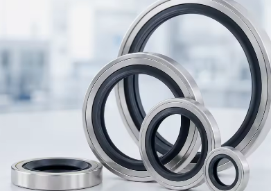 双唇 PTFE 不锈钢油封
